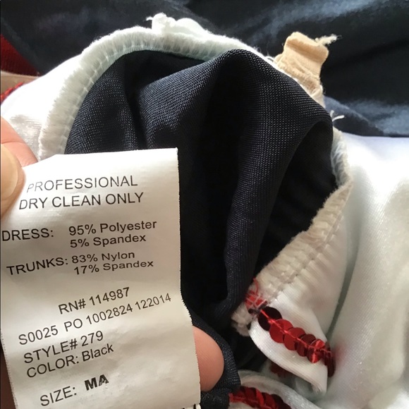 PIN UP ROCKABILLY CHERRY SAILOR COSTUME SZ M HALLOWEEN DANCE DRESS UP - Picture 11 of 11